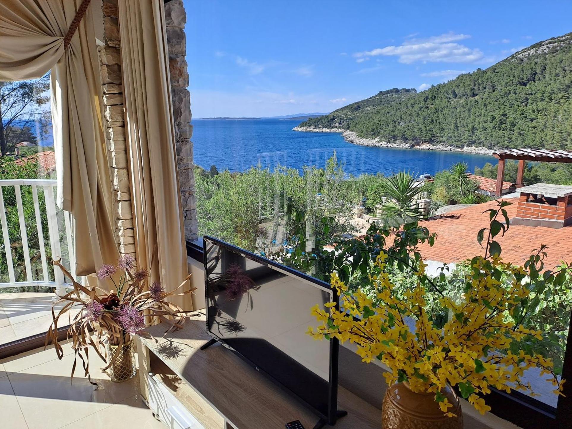 Villa Stone House Poplat Vela Luka Exterior foto