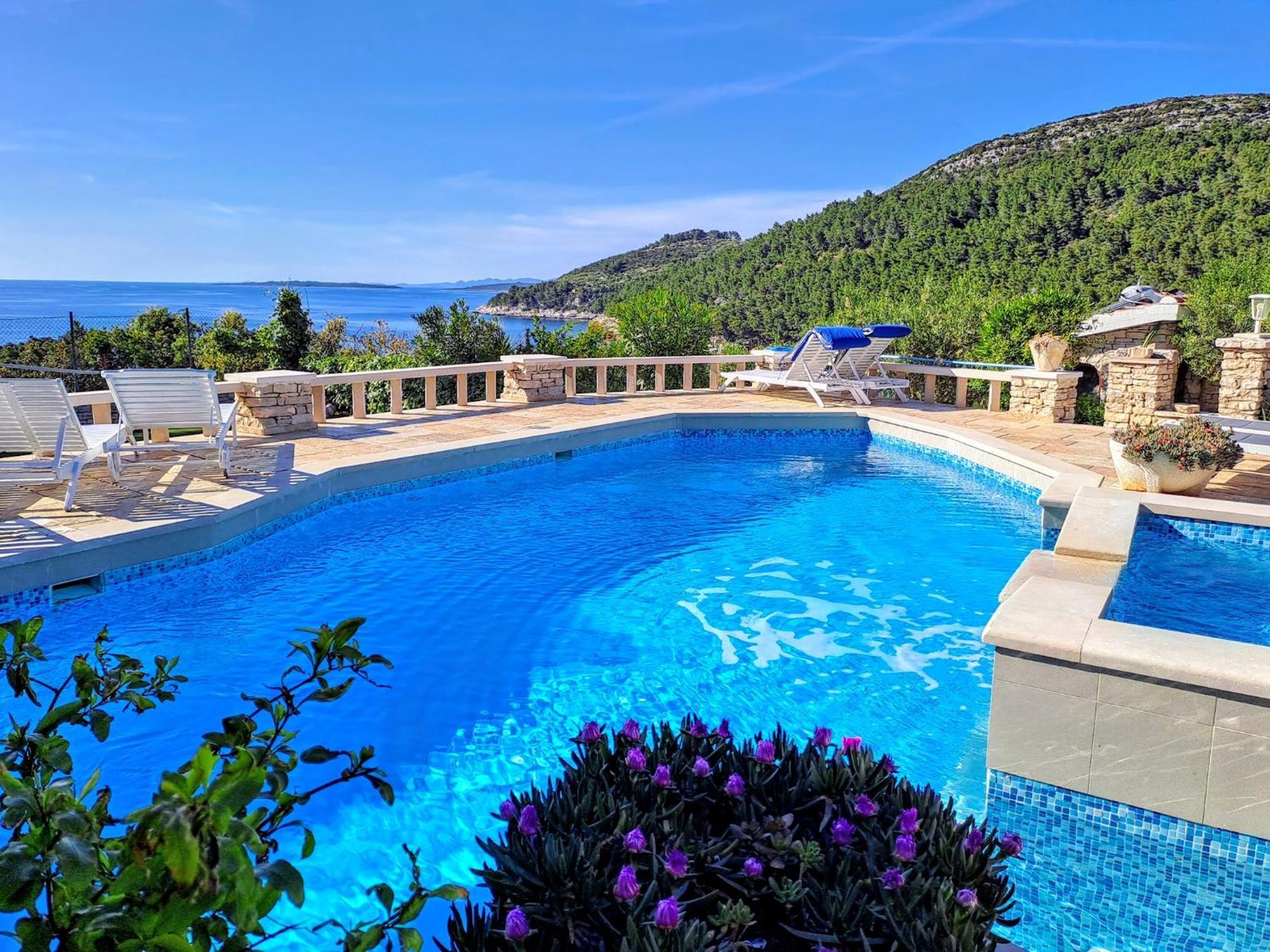 Villa Stone House Poplat Vela Luka Exterior foto