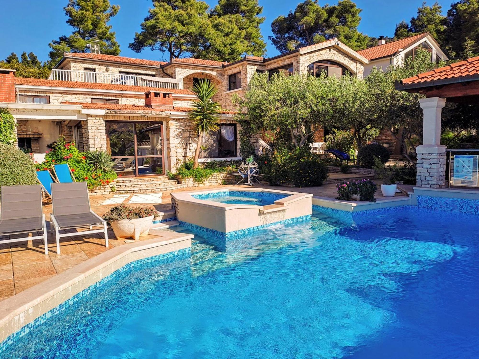 Villa Stone House Poplat Vela Luka Exterior foto