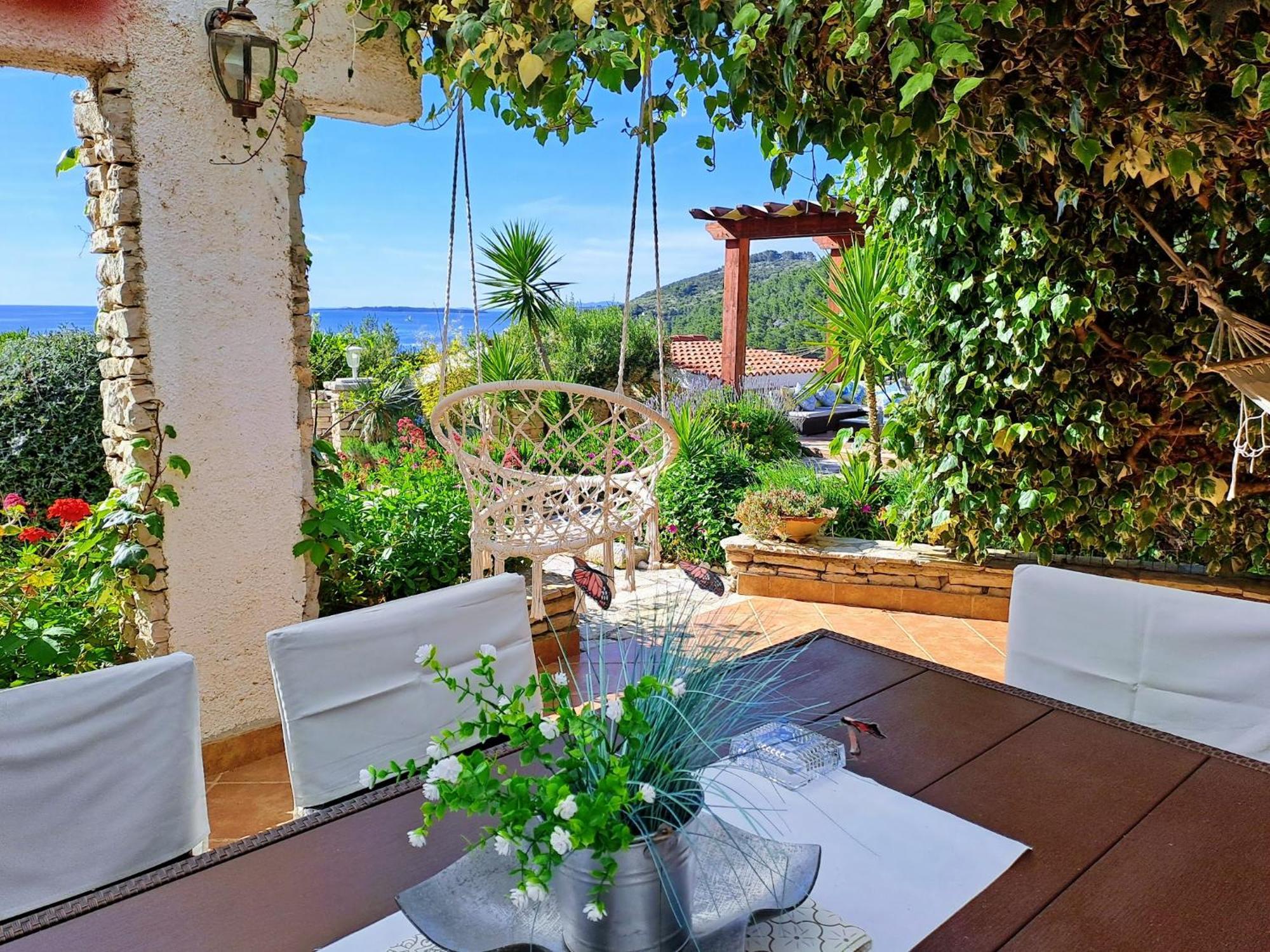 Villa Stone House Poplat Vela Luka Exterior foto