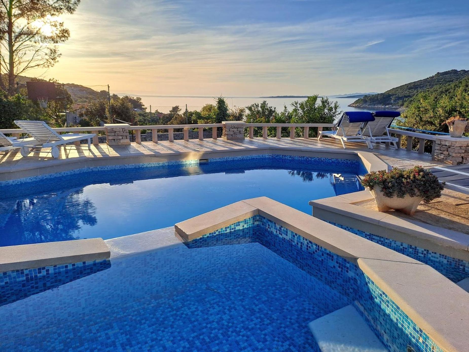 Villa Stone House Poplat Vela Luka Exterior foto