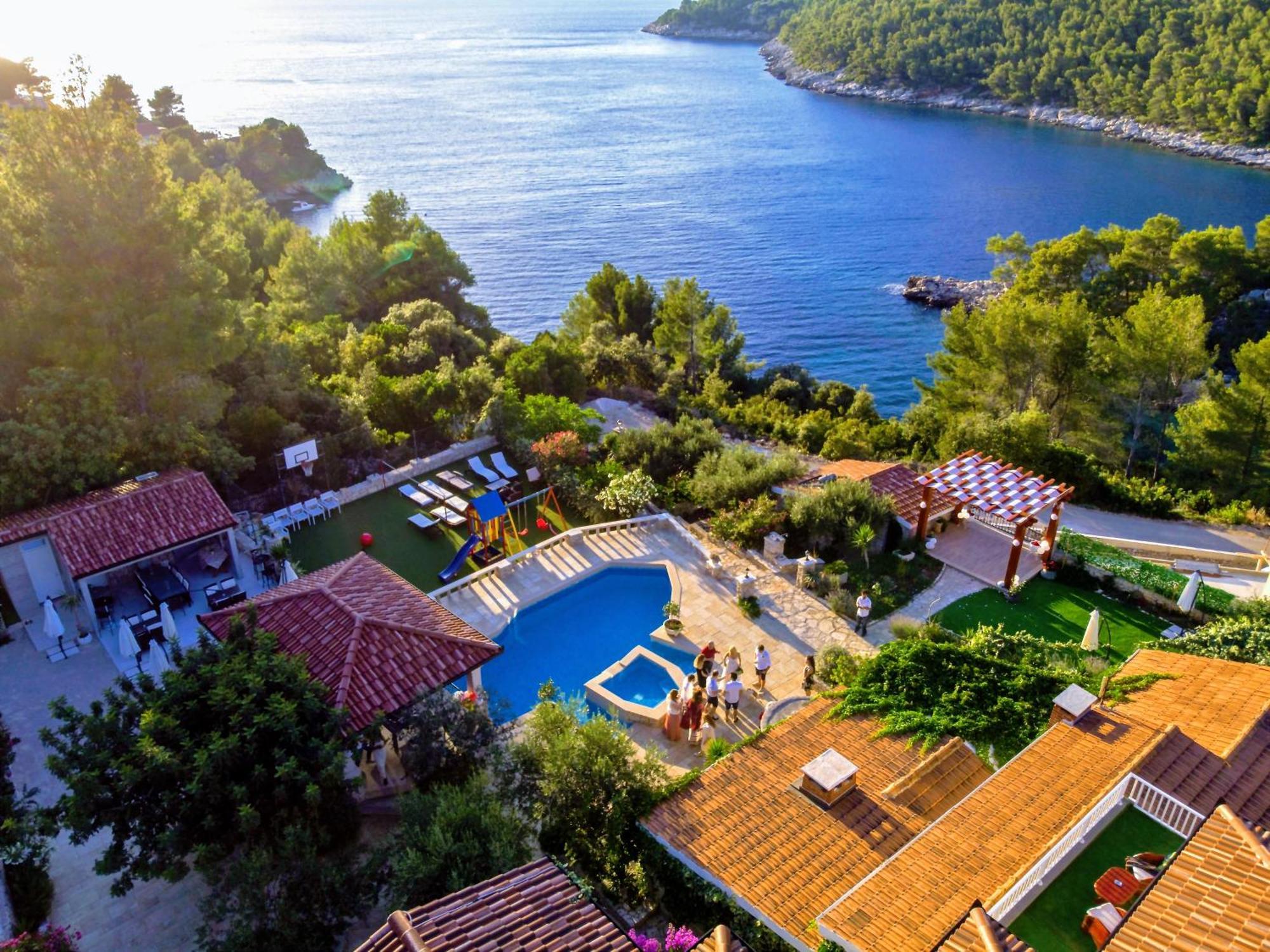 Villa Stone House Poplat Vela Luka Exterior foto