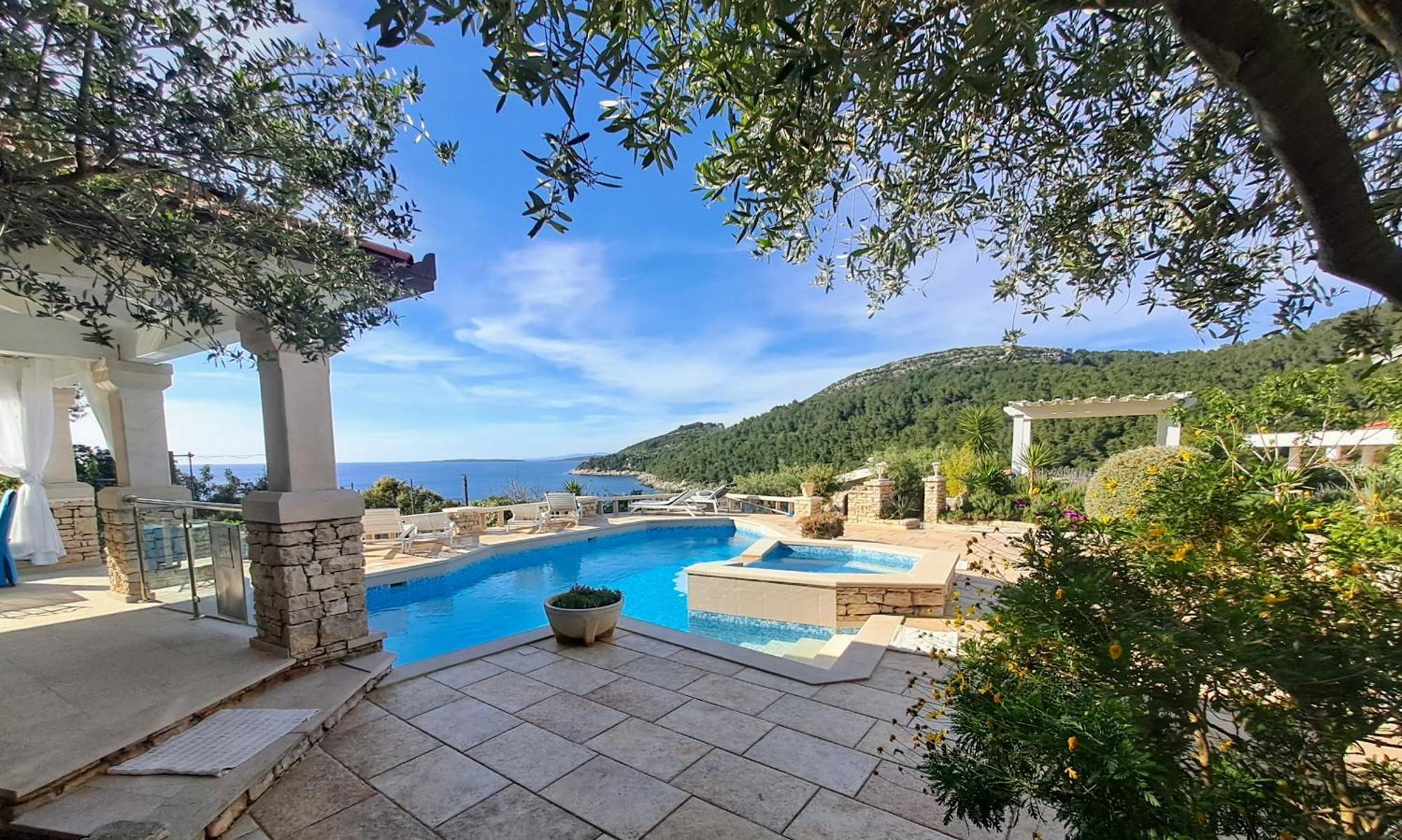 Villa Stone House Poplat Vela Luka Exterior foto
