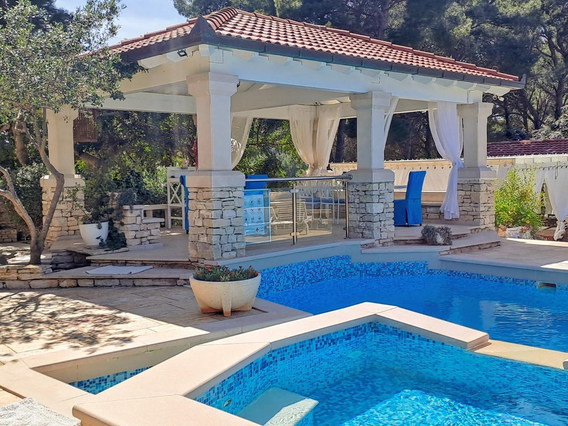 Villa Stone House Poplat Vela Luka Exterior foto