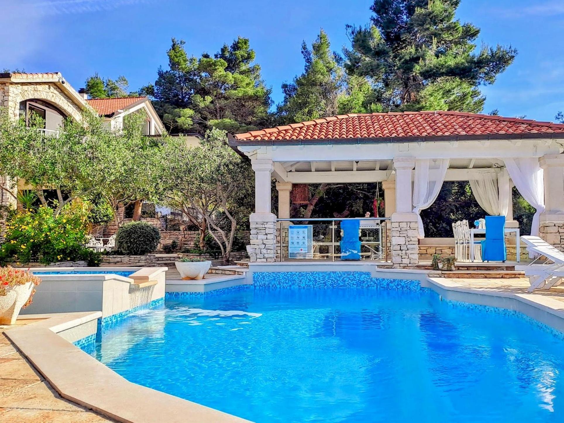 Villa Stone House Poplat Vela Luka Exterior foto