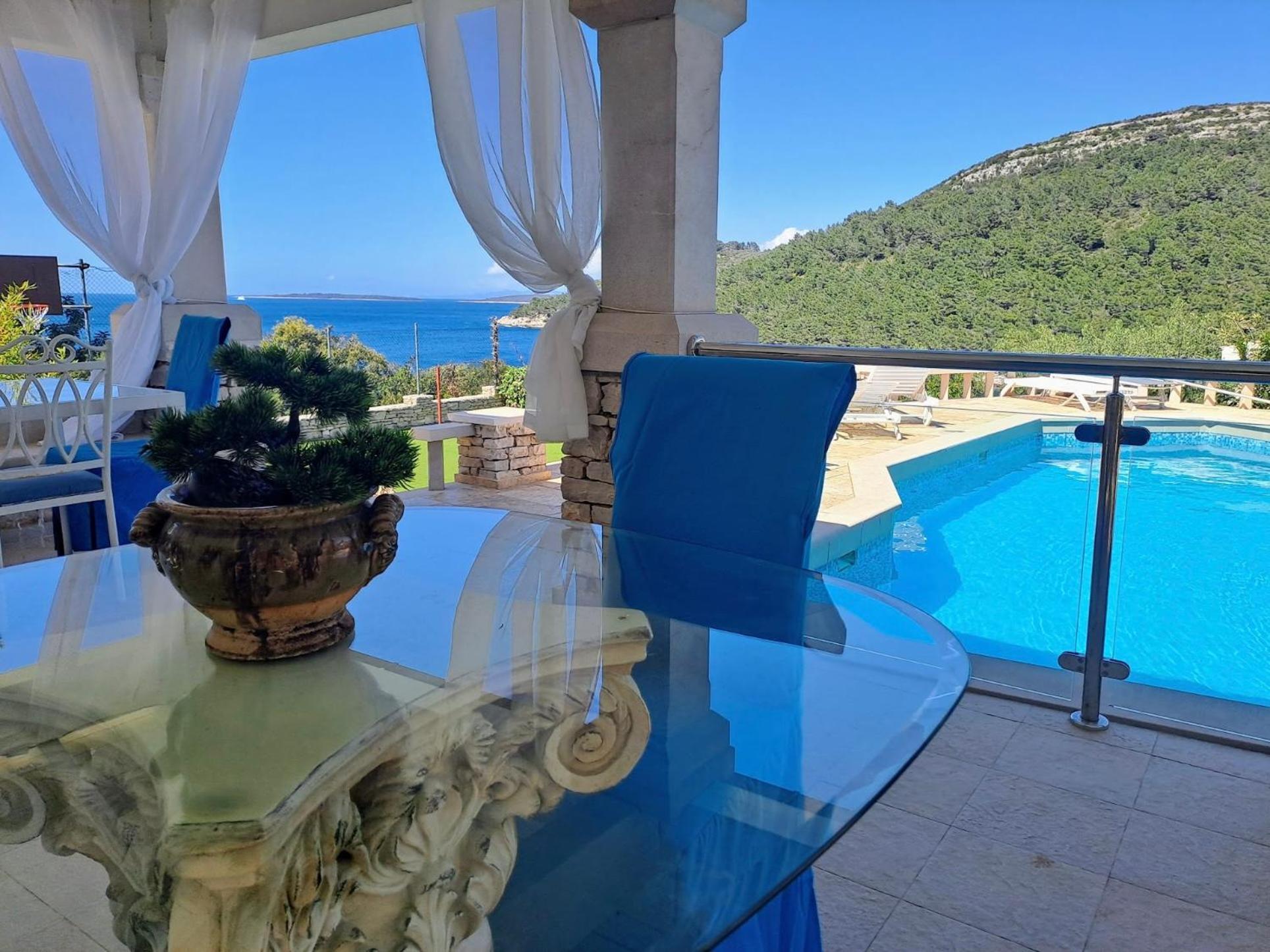 Villa Stone House Poplat Vela Luka Exterior foto
