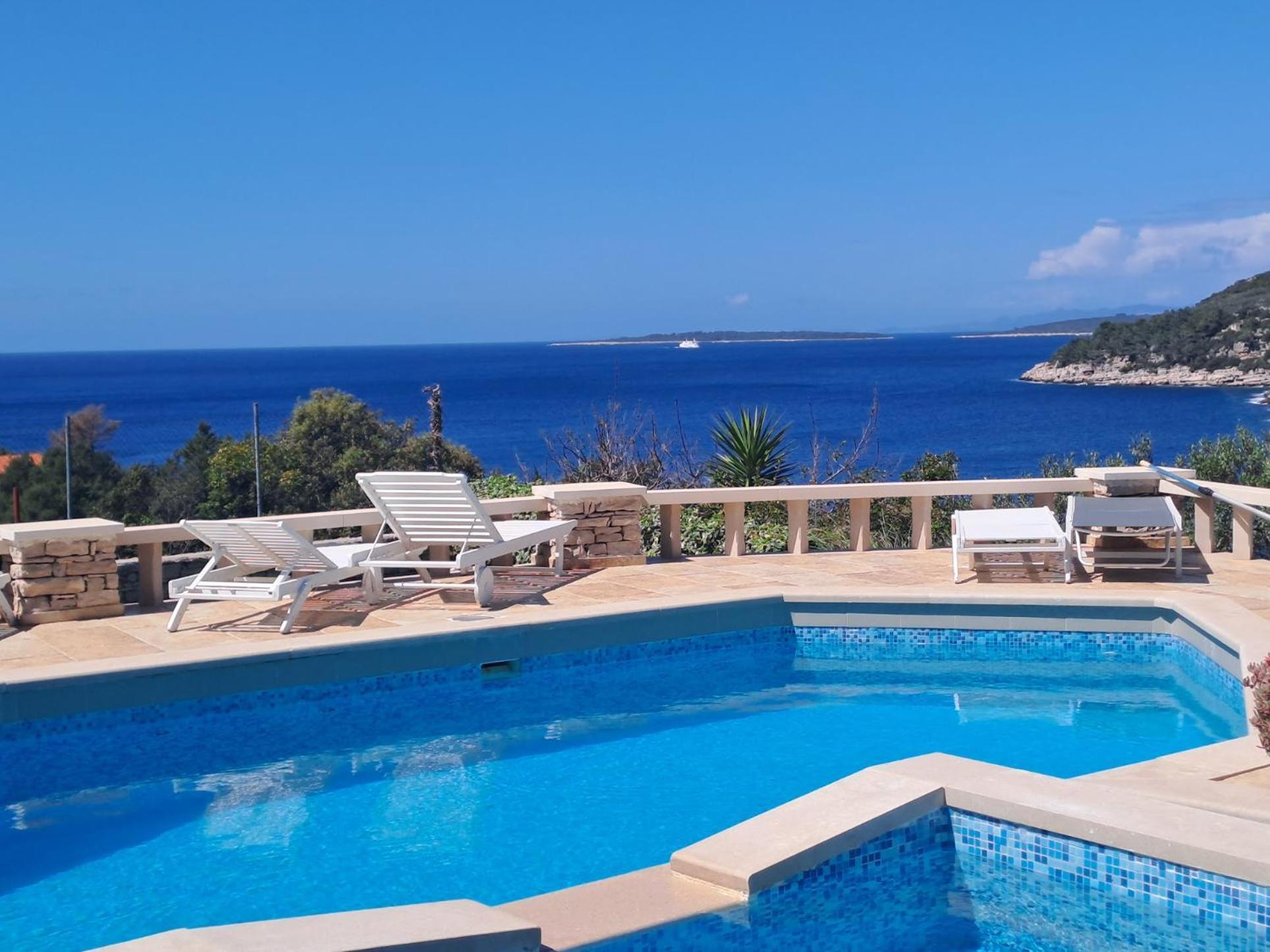 Villa Stone House Poplat Vela Luka Exterior foto