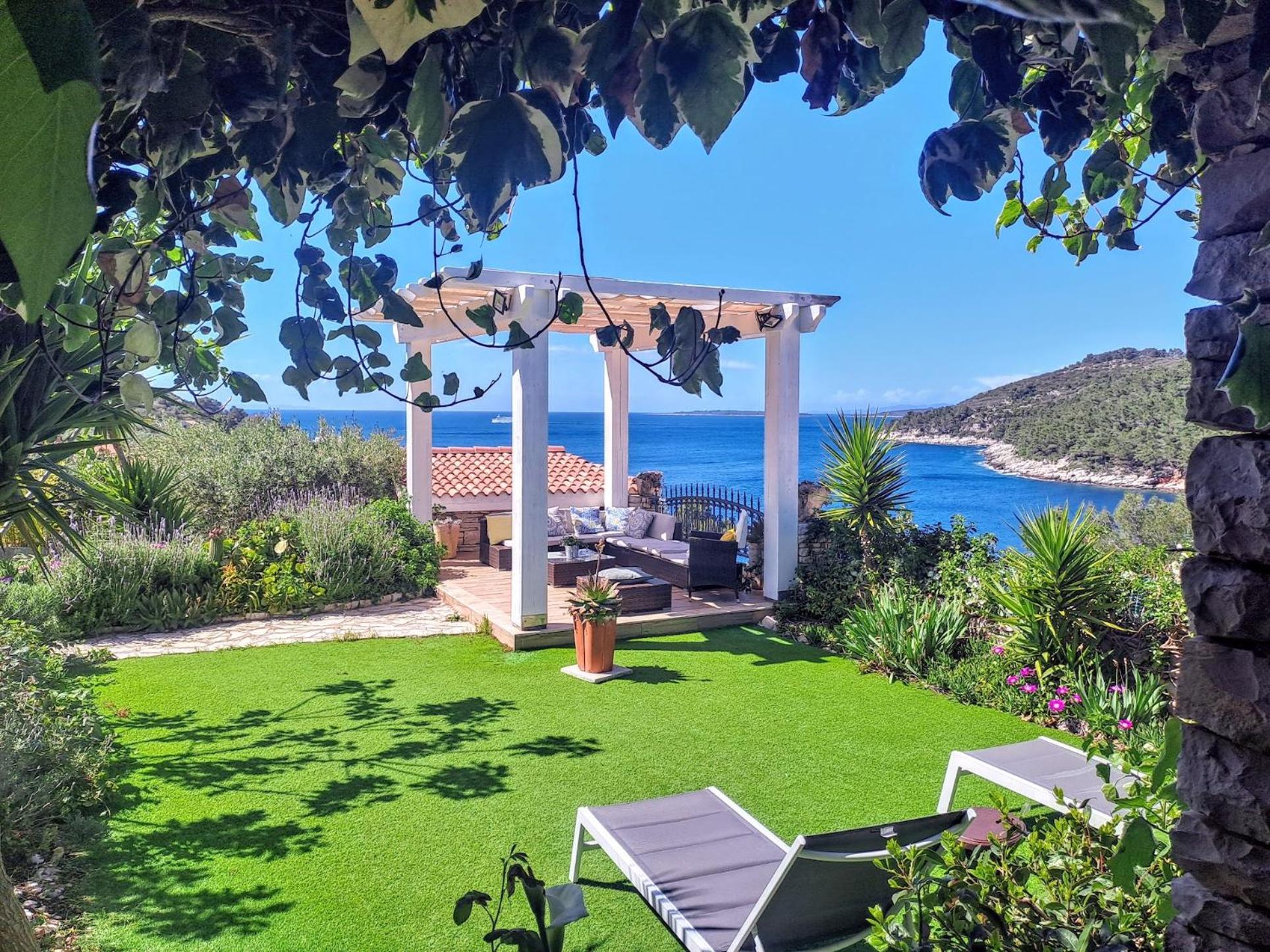 Villa Stone House Poplat Vela Luka Exterior foto
