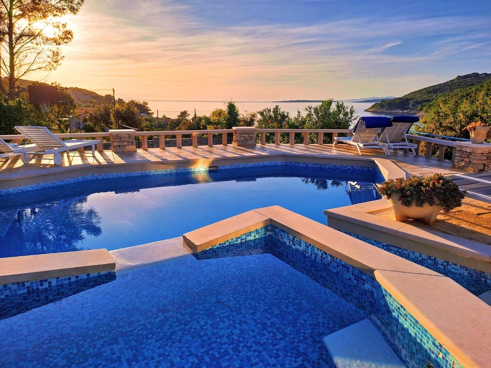Villa Stone House Poplat Vela Luka Exterior foto